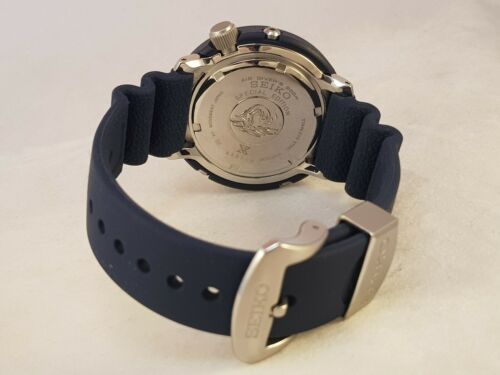SEIKO ProspeX  PADI Solar Tuna Diver Watch Rubber V157 Pepsi Blue Red