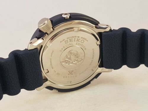 SEIKO ProspeX  PADI Solar Tuna Diver Watch Rubber V157 Pepsi Blue Red